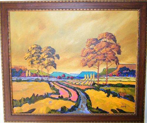 BOSCH, Cornelius (1956-2011) WEEKEND SPECIAL!!! Golden Landscape