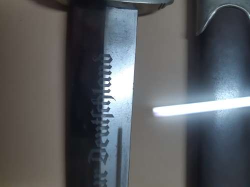 GERMAN WW2 THIRD REICH SA DAGGER MAKER Tiger Soligen