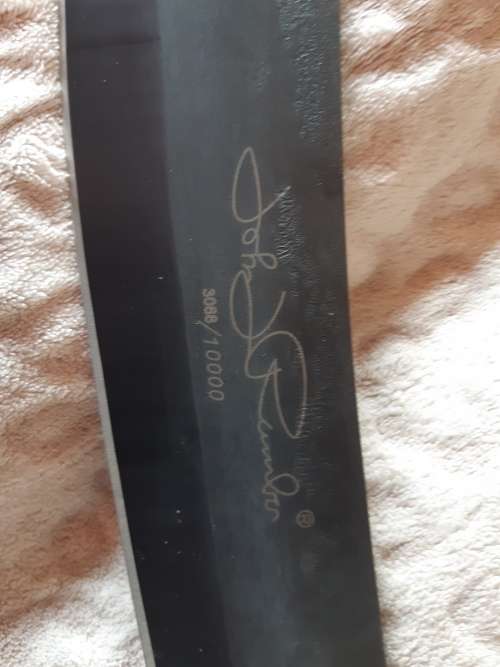 RAMBO KNIFE SIGNED LIMTED NO 3088 OF 10000