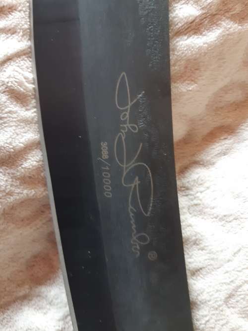 RAMBO KNIFE SIGNED LIMTED NO 3088 OF 10000