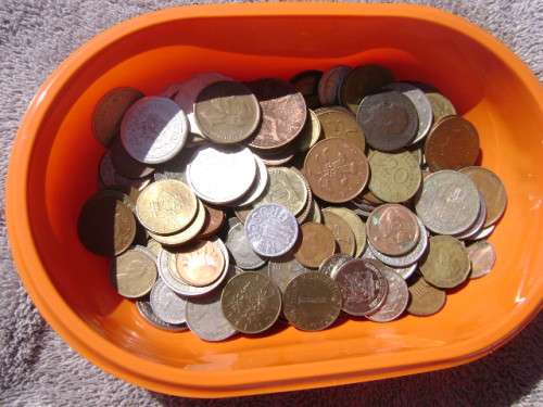 Bulk horde of coins 200x world coin mixture