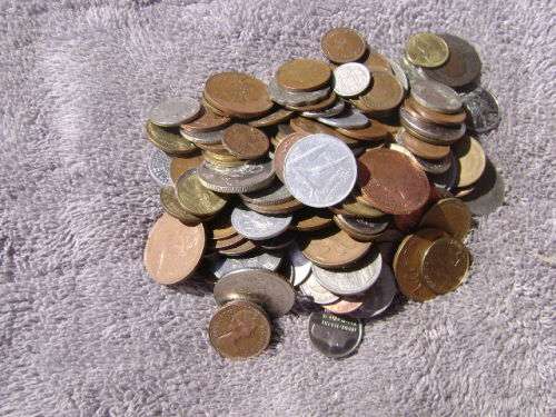 Bulk horde of coins 100x world coin mixture