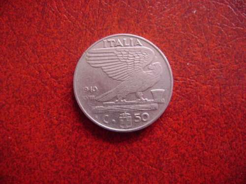 Italy  50 centimes  1940