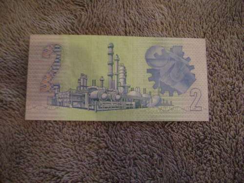 South Africa    Two Rand bank note   (120 x 57 mm)