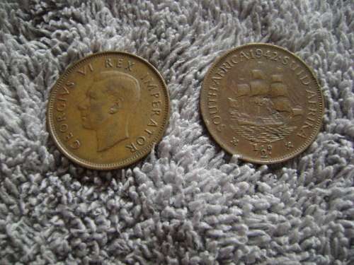 SAU  1/2 Penny 1942
