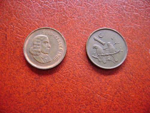 RSA  1 Cent  1966 (Afrikaans) (AU/UNC)