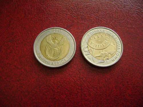 RSA  5 Rand    2015  Coinage of Griqua Town  HG