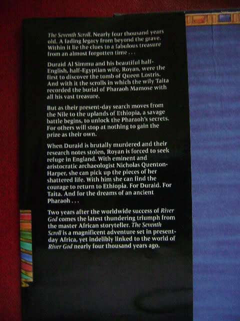 WIlbur Smith   The Seventh Scroll   1995    Hard cover  486 pages