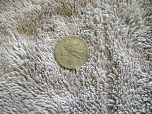 Italy   20 Centesimi  1908