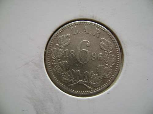 ZAR           6 Pence 1896