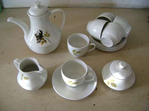 Tea set of 6x cups