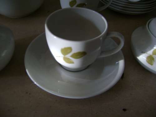 Tea set of 6x cups