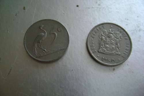 RSA    5 Cents   1980