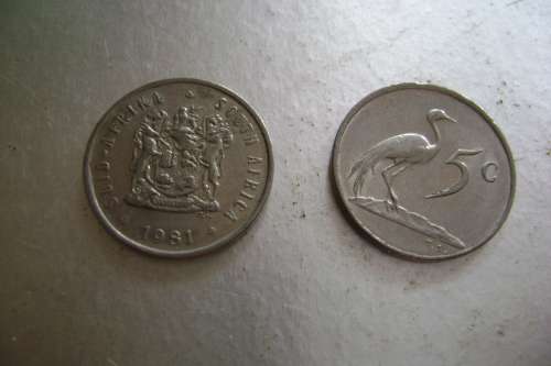 RSA    5 Cents   1981