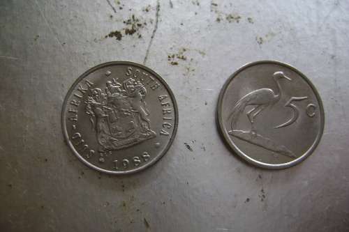 RSA    5 Cents   1988