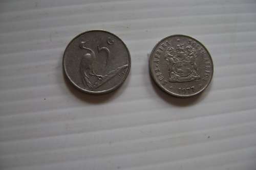 RSA    5 Cents   1977