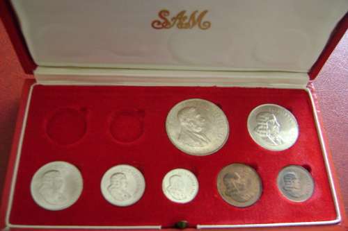 RSA 1967 (set of UNC coins in long red box)