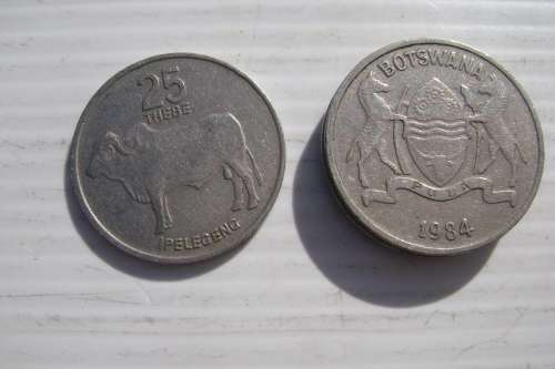 Botswana   25 Thebe  1984