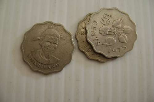 Swaziland  5 Cents 1975