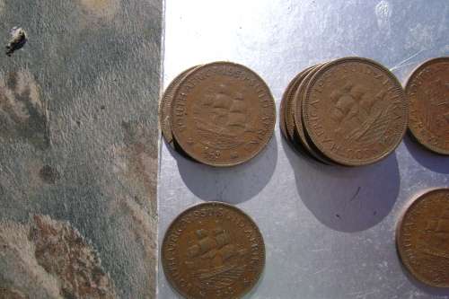 SAU  1/2  Penny  1950