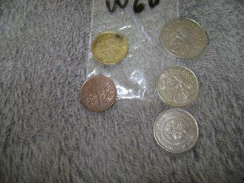 Singapure 5x coins combo