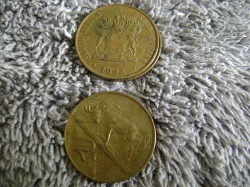 RSA 2 Cent 1984  (Black)