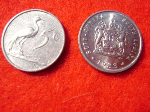 RSA 5 Cent 1983
