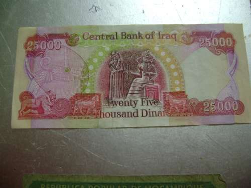 Iraq  25000 Dinars