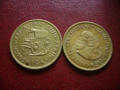 RSA  1 Cent 1962