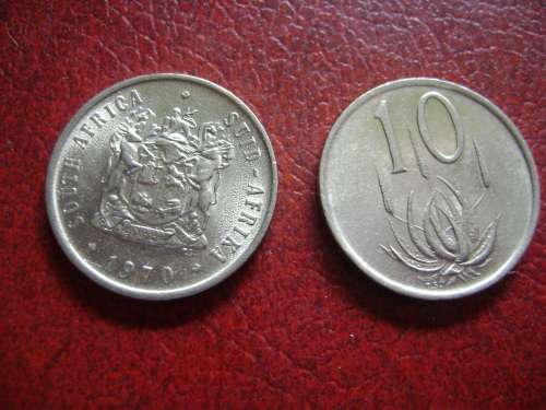 RSA 10 Cent 1970  UNC