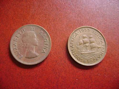 SAU  1/2 Penny  1955