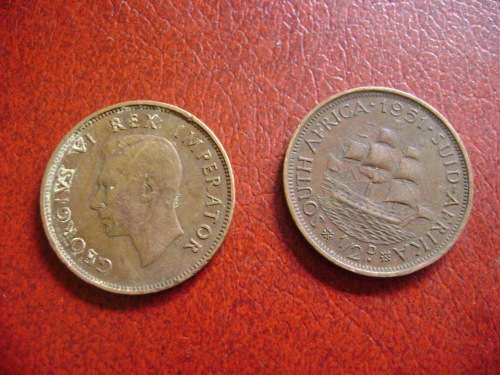 SAU  1/2 Penny  1951