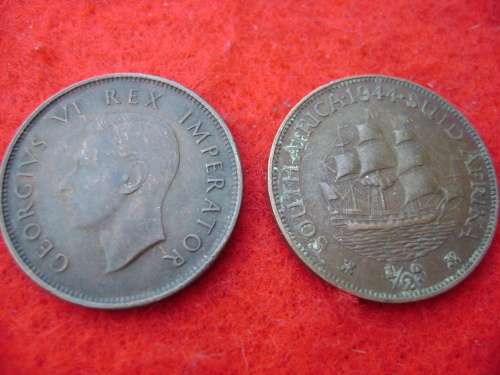 SAU  1/2 Penny  1944