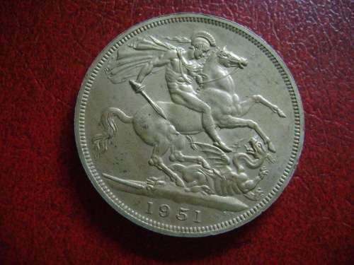 GB  1 Crown 1951 ( Festival crown)