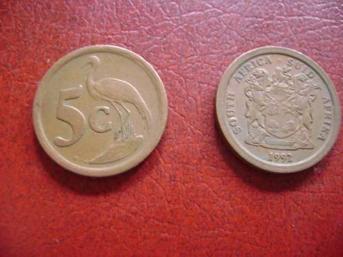 RSA  5 cent  1992