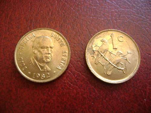 RSA  1 cent 1982  UNC