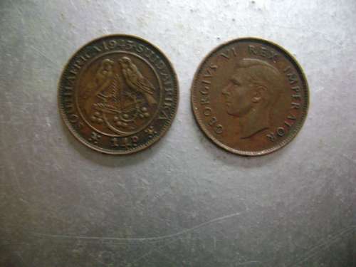 SAU  1/4 Penny  1945