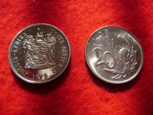 RSA  20 Cent  1972