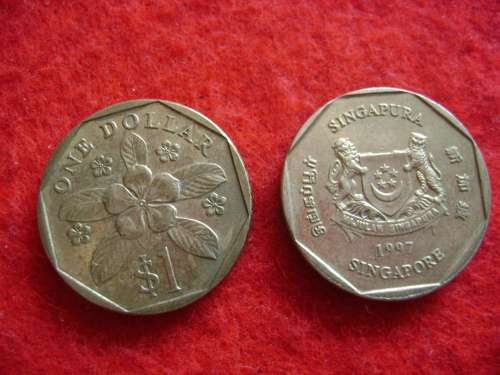 Singapure 20 cent  1997