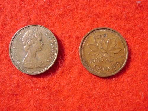 Canada 1 cent 1985