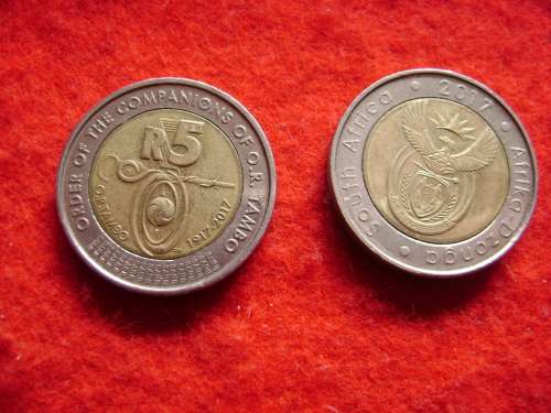 RSA  5 Rand  2017   `Order of the companions of OR Tambo`