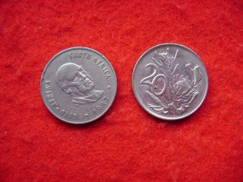 RSA 20 cent 1982