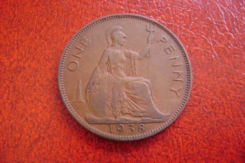 GB 1 penny 1938