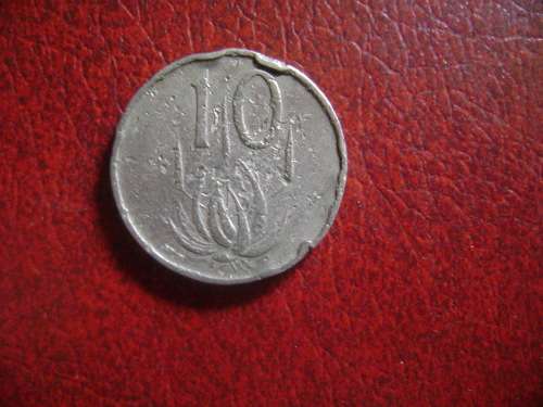 RSA  10 Cents 1965 E