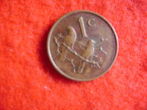 RSA  1 cent 1969 E