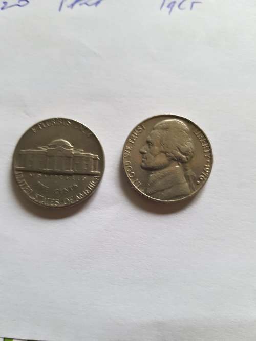 USA  5 Cents  1976 d