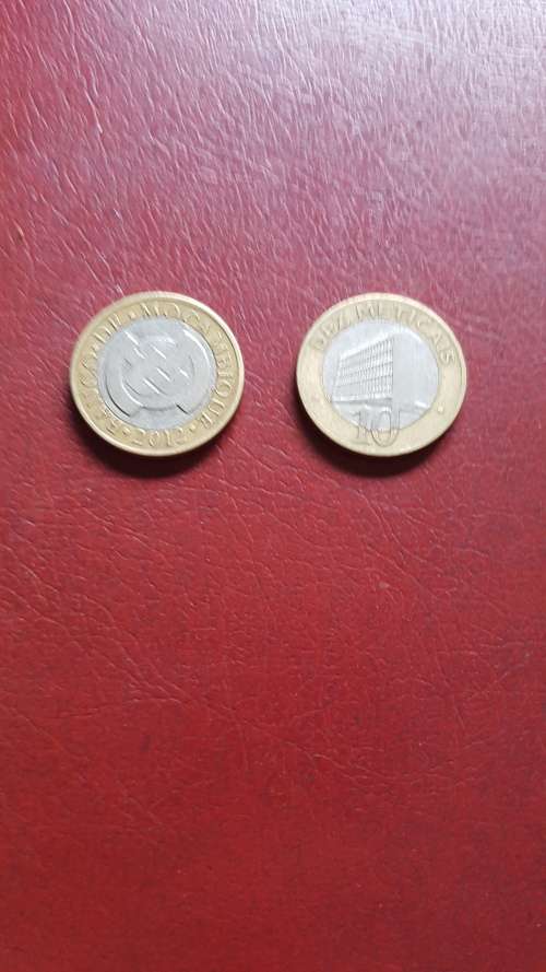 Mozambique  10 Meticais  2012