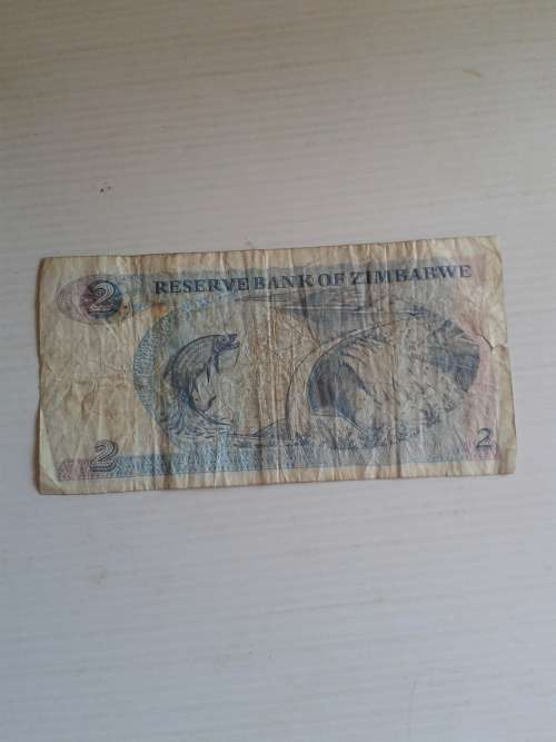 Zimbabwe  2 dollars 1983