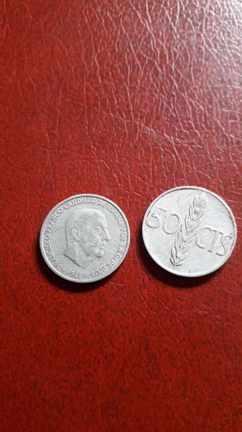 Spain  50 centavos  1966