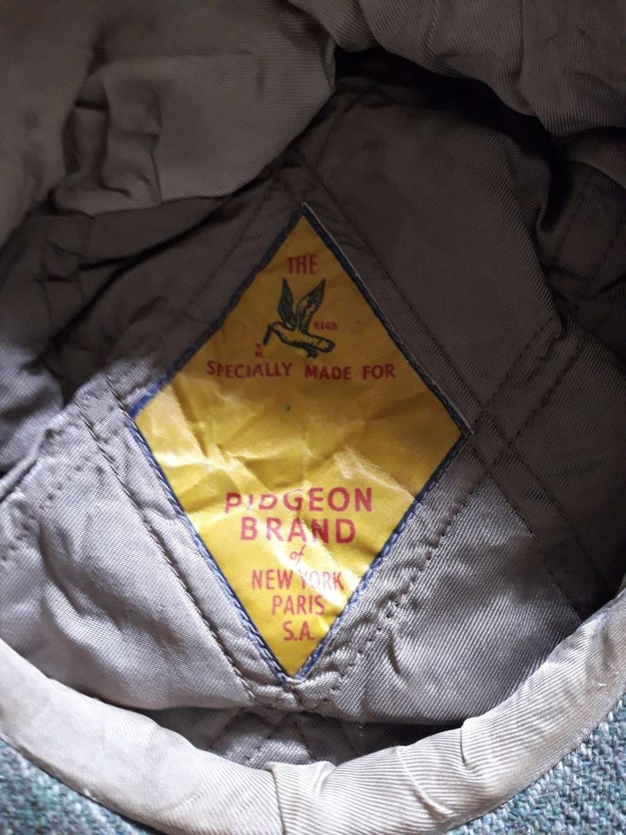 Vintage Hat Tweed Flat cap   (size  @ 60 cm, L)